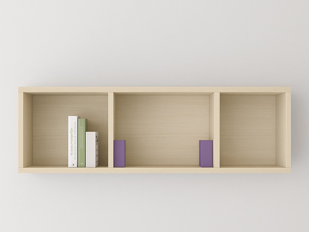 כוורת תלויה לקיר 3 תאים - דגם אלמוג, KIDI Room