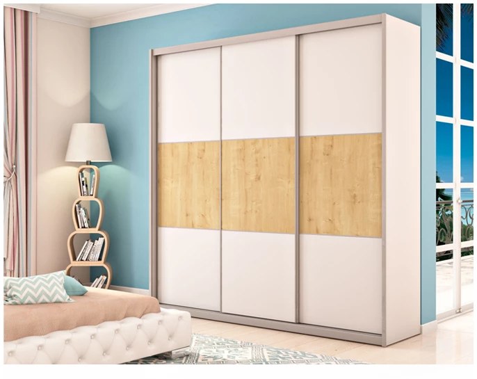 ארון הזזה 3 דלתות 2.70 מטר עם מסגרת אלומיניום - KIDI Room