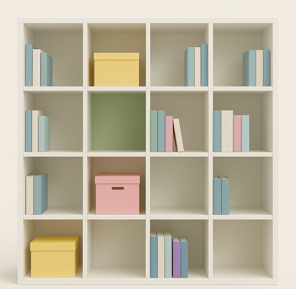 כוורת אחסון מודולרית 12 תאים לחדר ילדים - KIDI Room